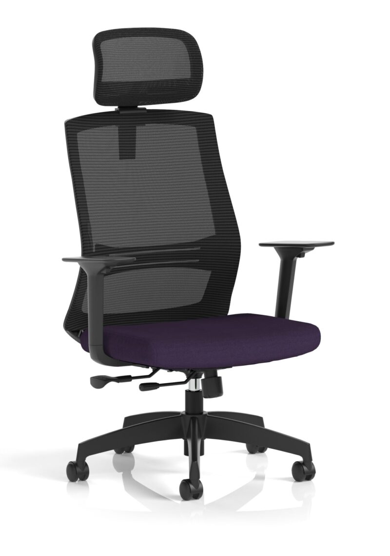 Ventra Mesh Back Task Operator Office Chair Height Adjustable Arms - Image 28