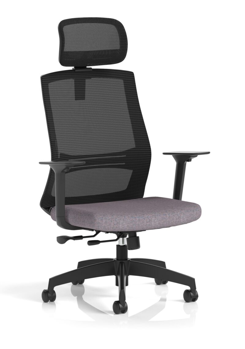 Ventra Mesh Back Task Operator Office Chair Height Adjustable Arms - Image 30