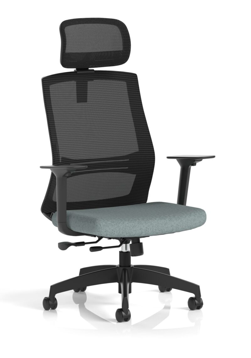 Ventra Mesh Back Task Operator Office Chair Height Adjustable Arms - Image 32