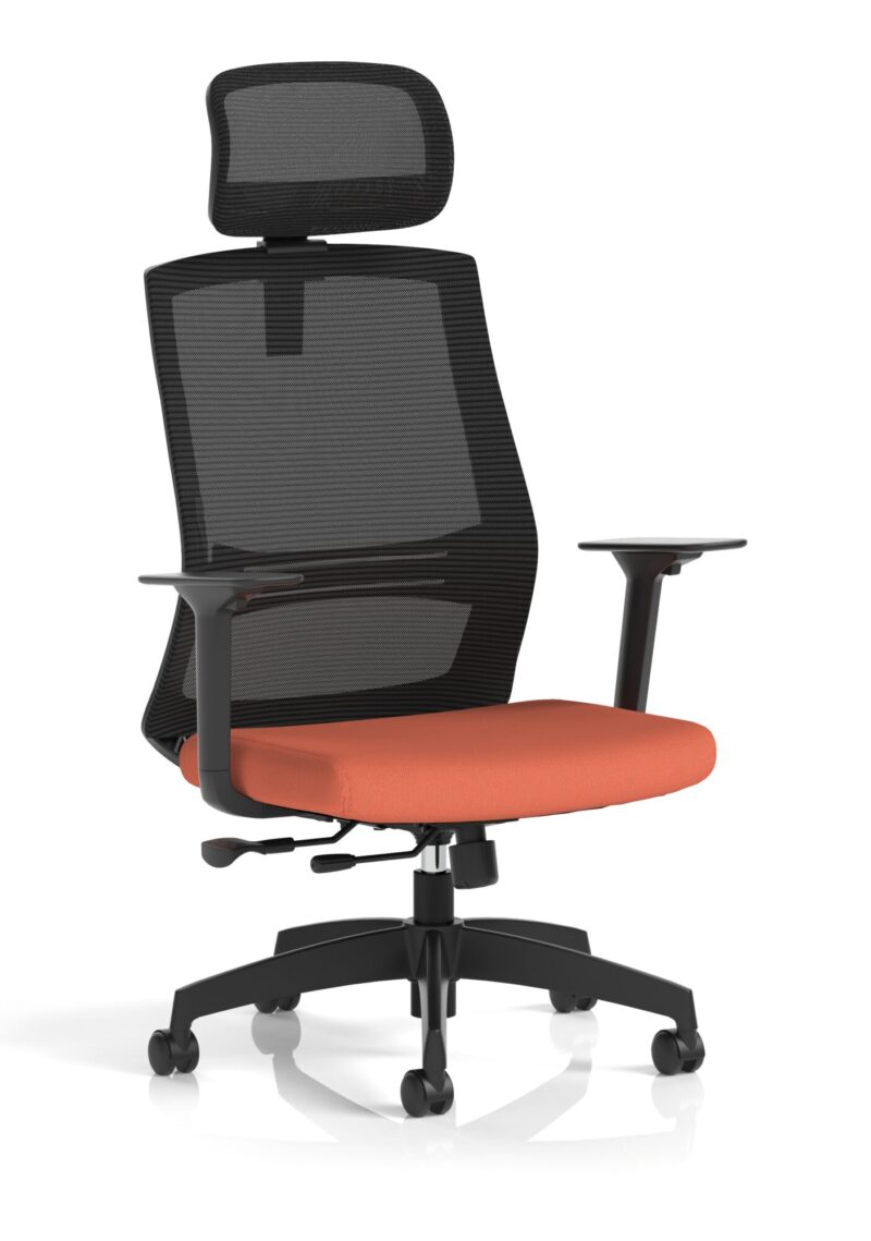 Ventra Mesh Back Task Operator Office Chair Height Adjustable Arms - Image 33