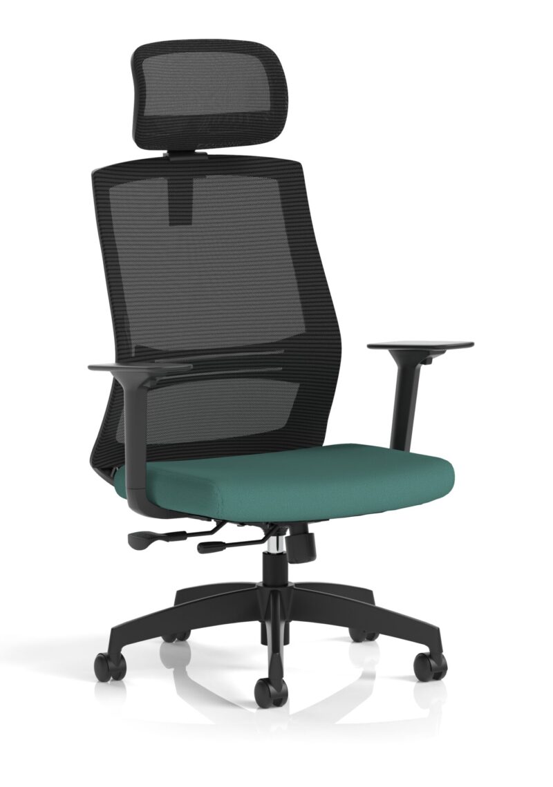 Ventra Mesh Back Task Operator Office Chair Height Adjustable Arms - Image 34