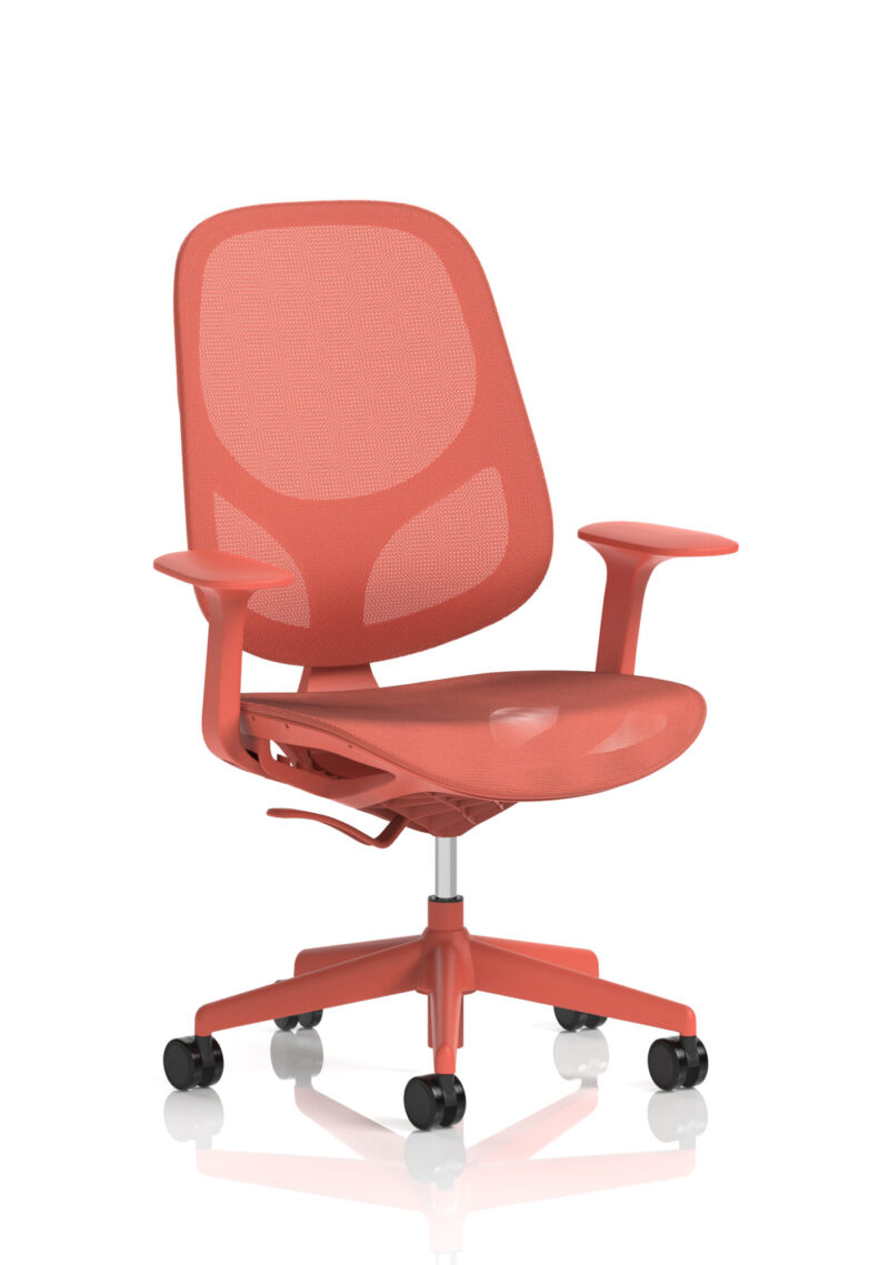 Tutti Mesh Medium Back Task Operator Office Chair with Arms - Image 3