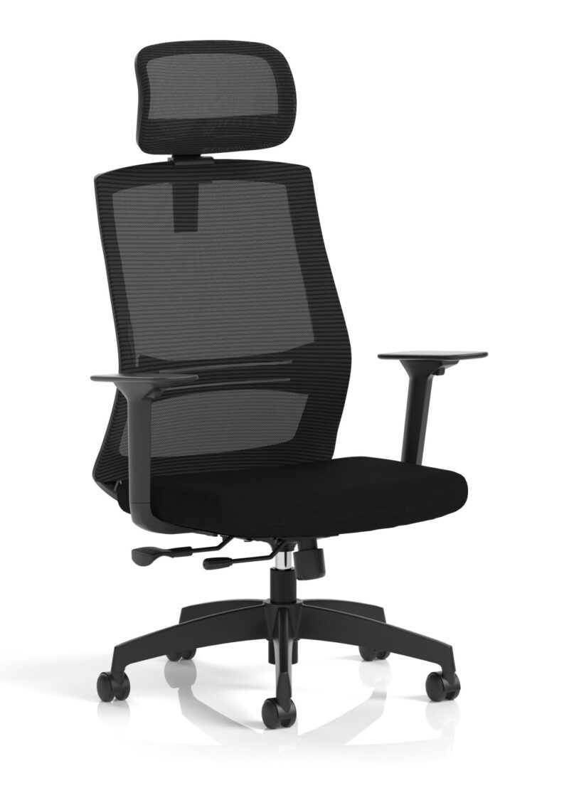Ventra Mesh Back Task Operator Office Chair Height Adjustable Arms - Image 42