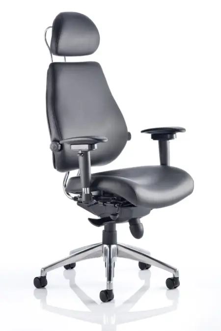 Chiro Plus Ultimate High Back Ergonomic Posture Chair with Arms and Headrest